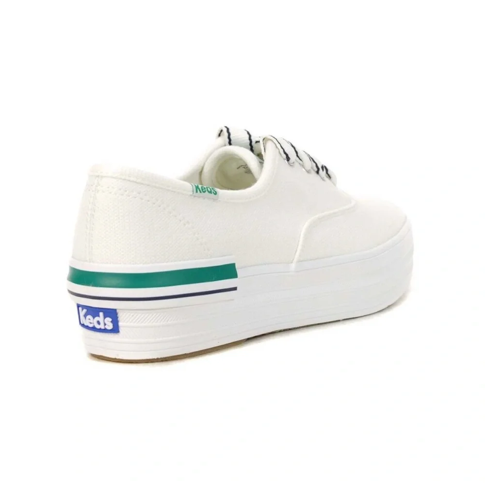 Keds Women's White Platform Sneakers - Picture 2 of 5
